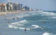 Drone over Daytona Beach Fl